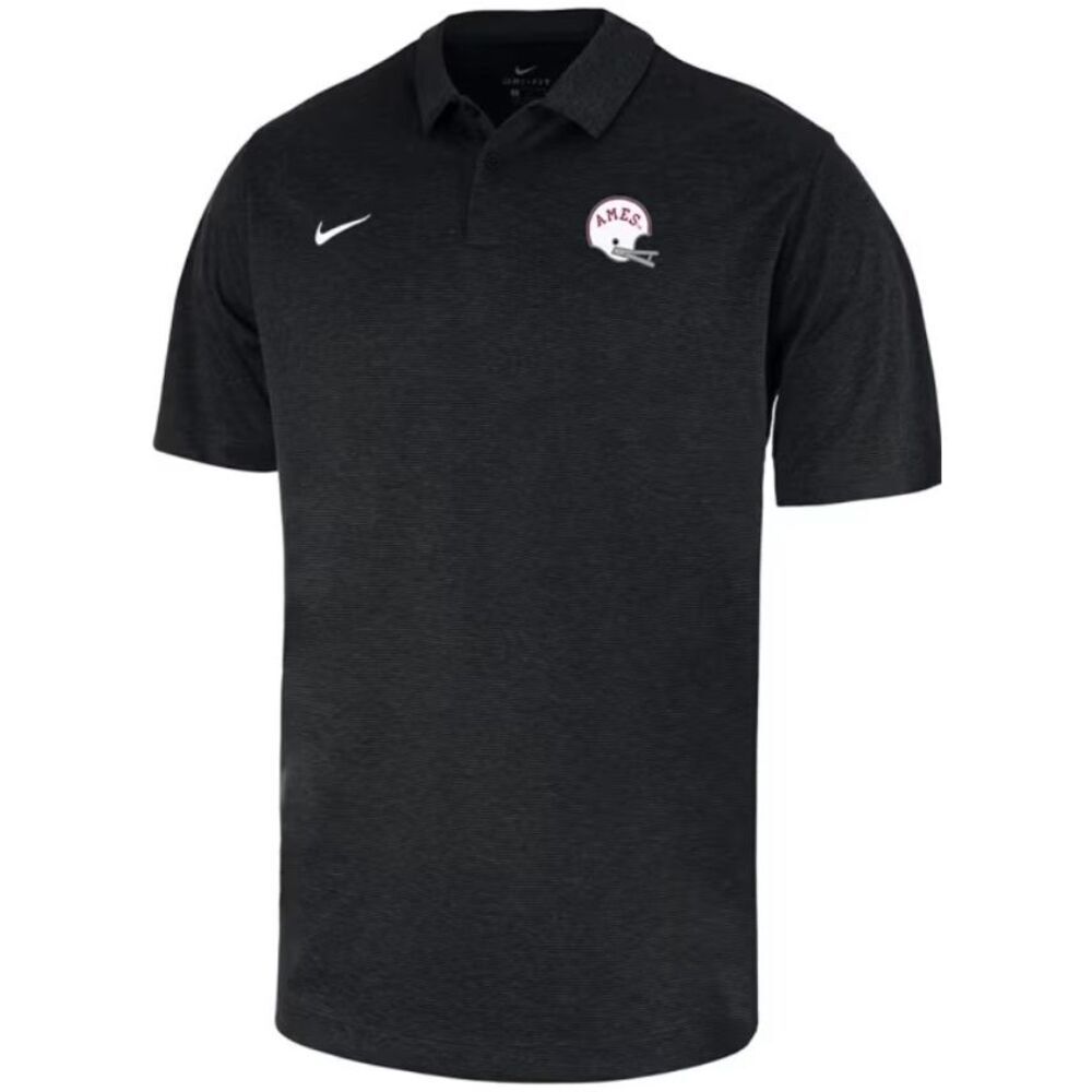 Nike Iowa State Cyclones Men's Jack Trice Football Helmet Short Sleeve Polo XL